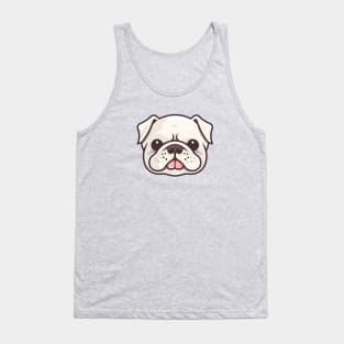 Kawaii Cartoon Bulldog Tank Top